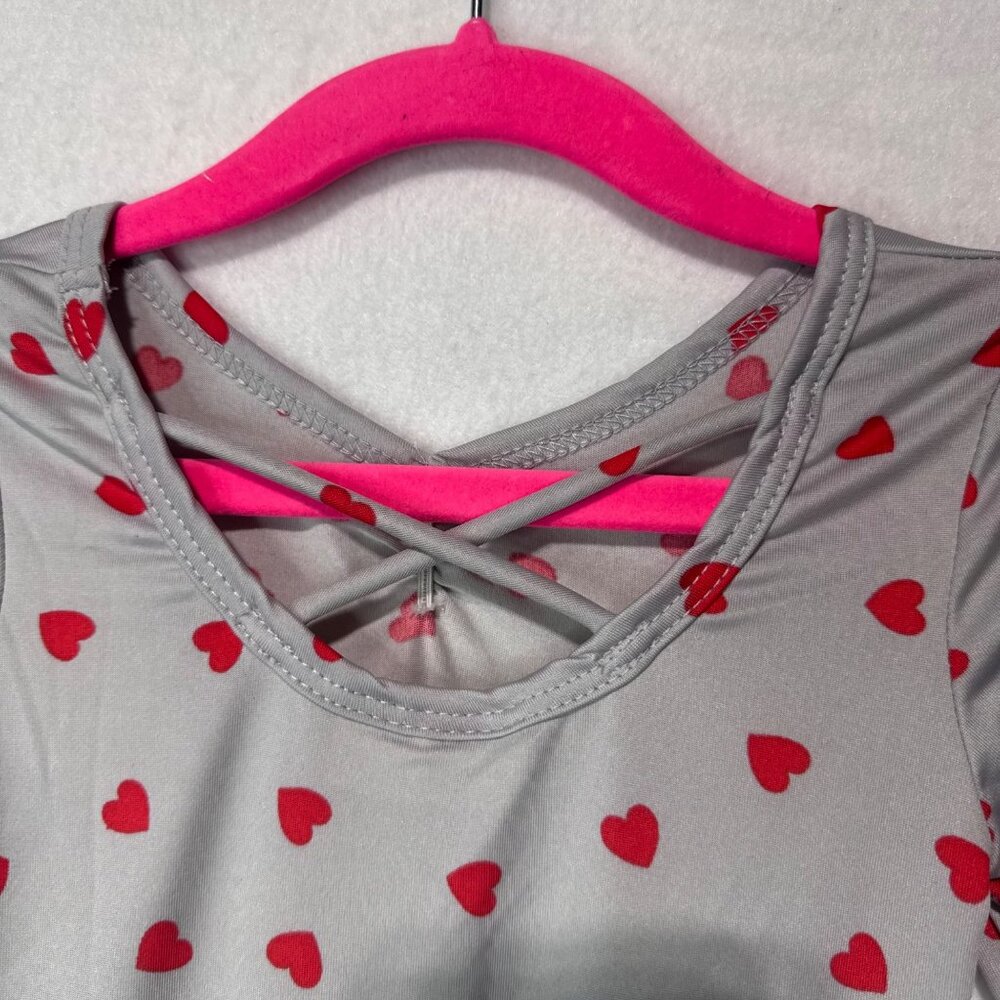 Dotdotsmile Dress Size 2T Gray with Red Hearts New With Tags - Picture 7 of 7